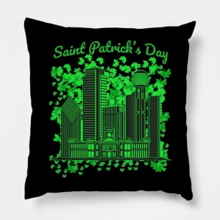 Saint Patrick's Day Dallas Pillow