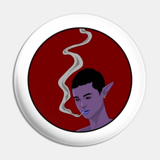 smoking demon girl Pin