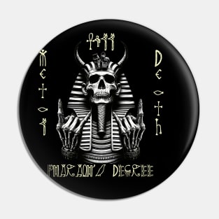 Sinister Metalhead Pharaoh Pin