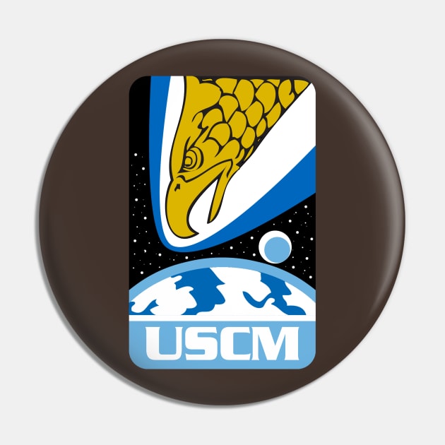 USCM Colonial Marines Pin by Meta Cortex