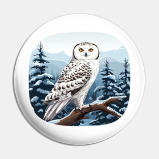 Snowy Owl Pin