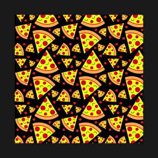 Pizza Slices Pattern T-Shirt