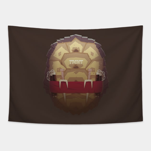 Teenage Mutant Ninja Turtle Shell Tapestry by juhaszmark