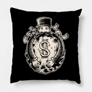 The Bigman of Money Loundry Pillow