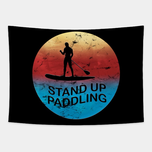 Stand up Paddling Tapestry by Dojaja