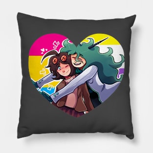 Pride Heart (Faith and Frankie) Pillow