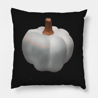 White Pumpkin 3-D Pillow