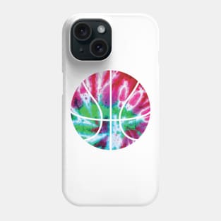 'Basketball Rainbow Tie Dye' Cool Hippie Peace Retro Gift Phone Case