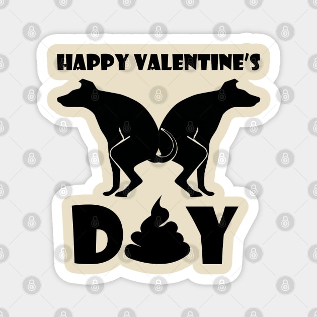 Happy Valentine Dog Poop Magnet by Adult LGBTQ+ and Sexy Stuff