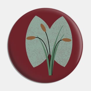 Summer Cattails Pin