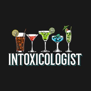 Intoxicologist Barkeeper Cocktail Bartender T-Shirt