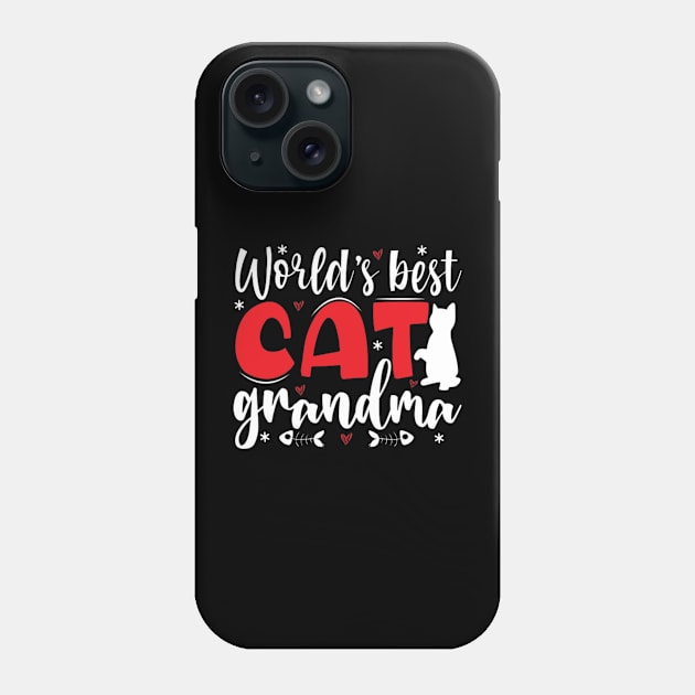 World's Best Cat & Dog Grandma Phone Case by baskonero Shop