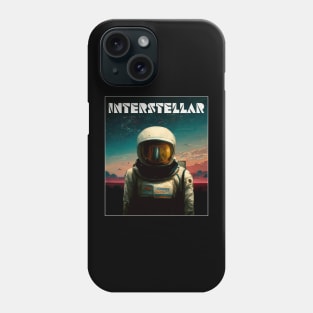 Interstellar, astronaut space travel, universe discovery Phone Case