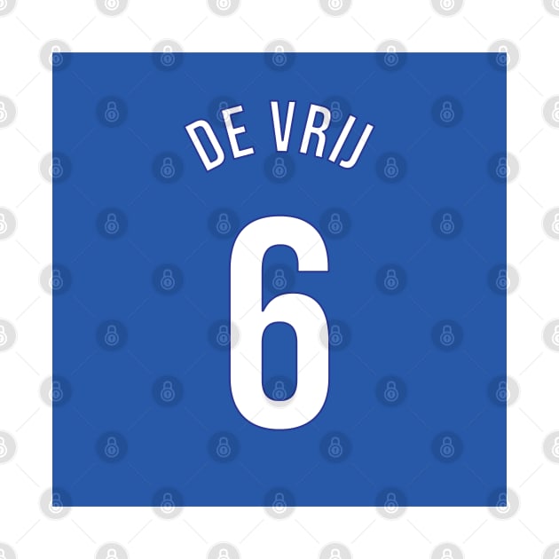 De Vrij 6 Home Kit - 22/23 Season by GotchaFace