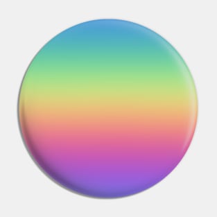 Rainbow Gradient in Soft Vivid Colors Pin