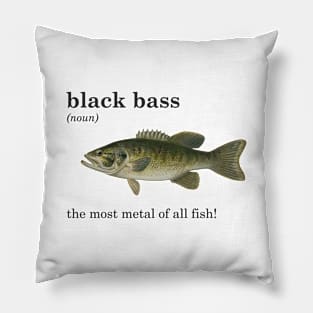 Black Bass Pillow