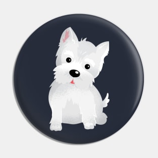 Westie Dog Pin