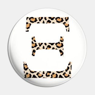 Xi Cheetah Letter Pin