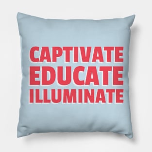 Bloggers captivate their audience Pillow