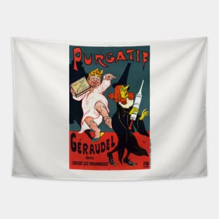 Purgatif Géraudel France Vintage Poster 1895 Tapestry