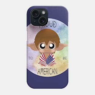 Proud to be American (Sleepy Forest Creatures) Phone Case