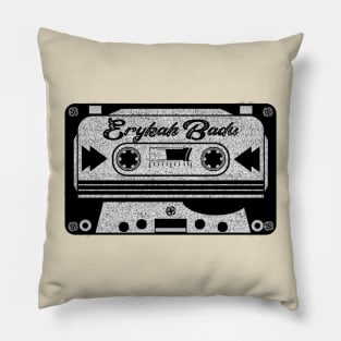 erykah badu cassette Pillow