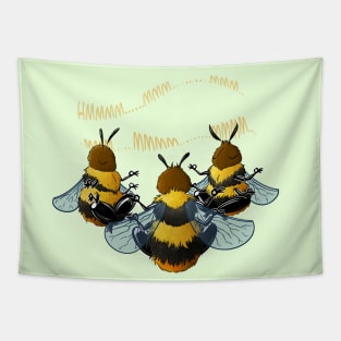 Bumble Bee Meditation - Be Content Tapestry