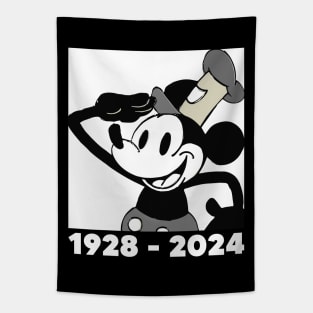 Steamboat Willie. 1928 - 2024 Tapestry