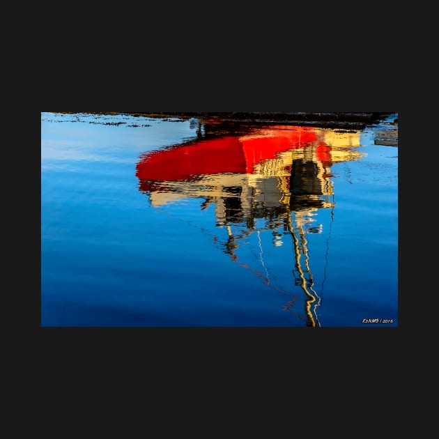 Reflection of a Fishing Boat by kenmo