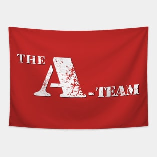 The A-Team Logo Distressed Tapestry