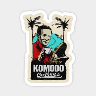 Vintage Indonesian Komodo Coffee Magnet