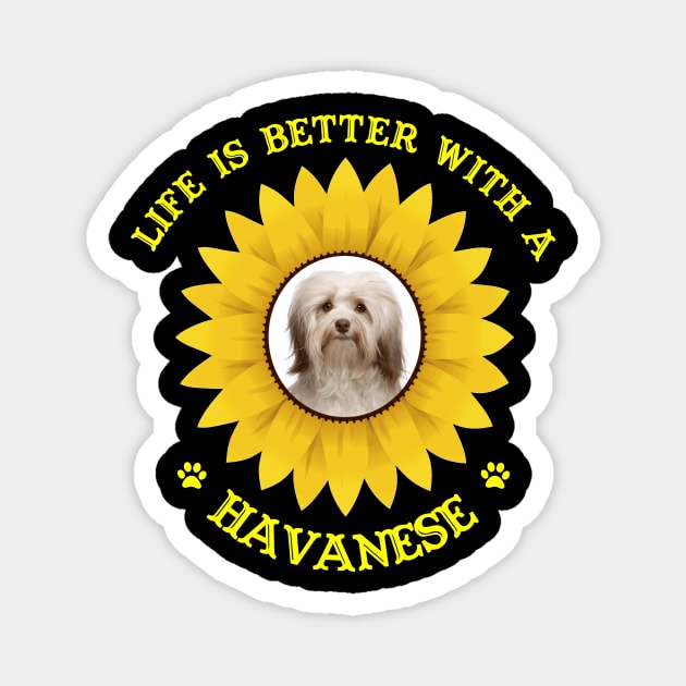 Havanese Lovers Magnet by bienvaem