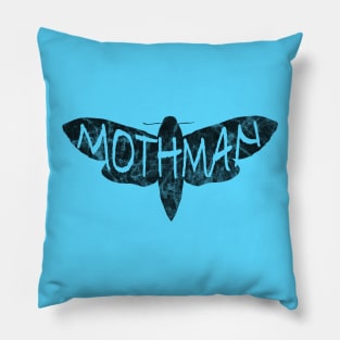 Mothman - Point Pleasant WV Mothman Figure Moth Man Cryptozoology Legend Design Pillow