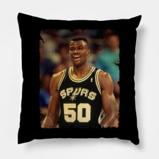 David Robinson - Vintage Design Of Basketball Pillow