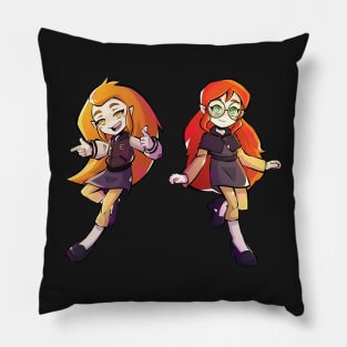 Young Clawthorne Sisters Pillow