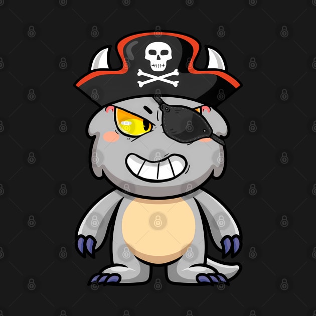 Baby Monster Grey Pirate by Baby Monster CO