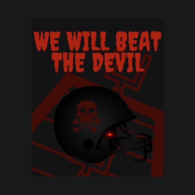 Devil Football Helmet by LAMCREART