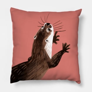 Asian small-clawed otter Pillow