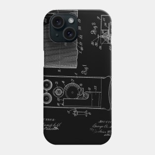 telephone toll apparatus Vintage Patent Hand Drawing Phone Case