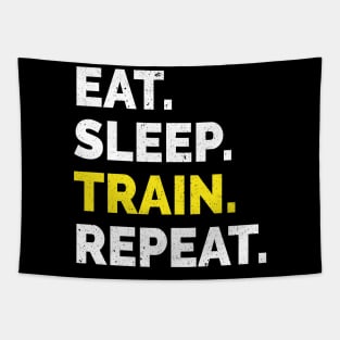 Eat Sleep Train Repeat Tapestry