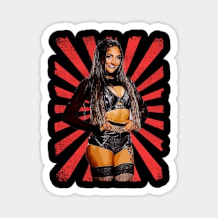 Tatum Paxley Wrestling Vintage Fan Art Magnet