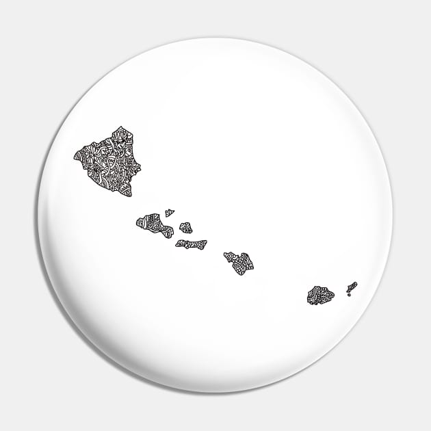 Hawaii map Pin by Naoswestvillage