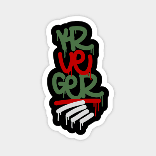 Krueger graffiti style Magnet