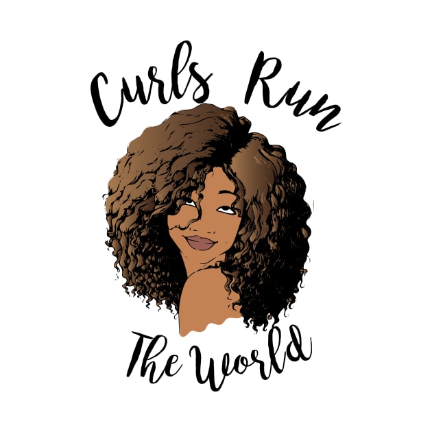 Curls Run The World by AmazingArtMandi