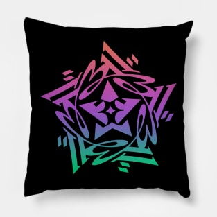 311 // Vintage Rainbow Of Three Eleven // Pillow