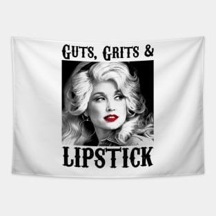 Guts grits lipstick Tapestry