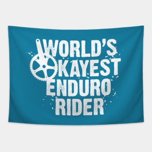 World's Okayest Enduro Rider Tapestry
