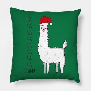 Fa La La La La La Llama- Funny Llama Christmas Gift Pillow