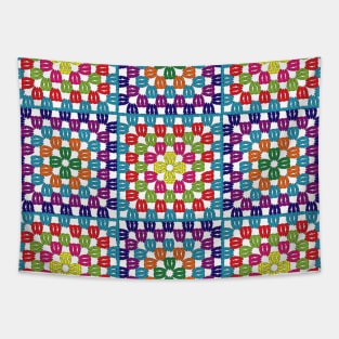 Granny Squares Tapestry