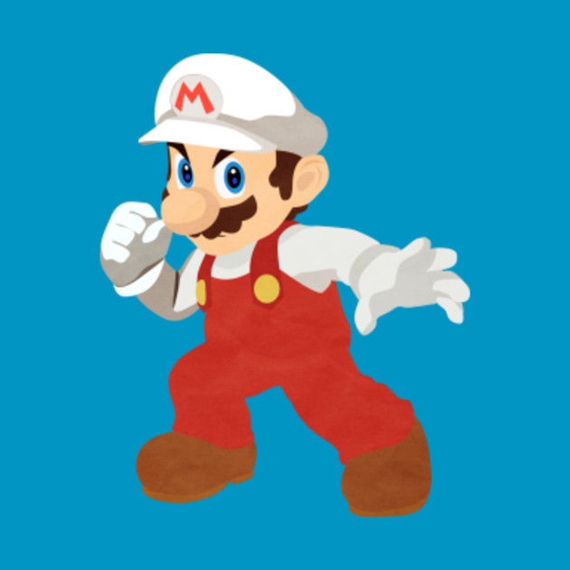 Fire Mario - Mario - T-Shirt | TeePublic